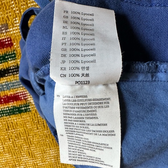 Labdip Tulum Tencel Pants in Bleu-Garage - Picture 6 of 12